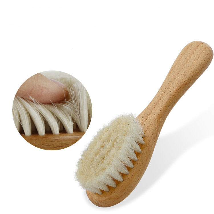 Woody - Baby Holzbürsten Set, Bürste, Holzkamm