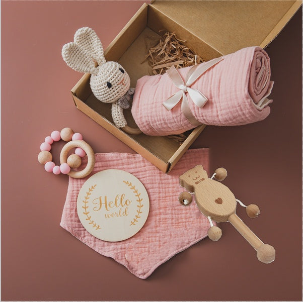 Nebi - Geschenkset, Spielzeug, Rassel, Holzspielzeug