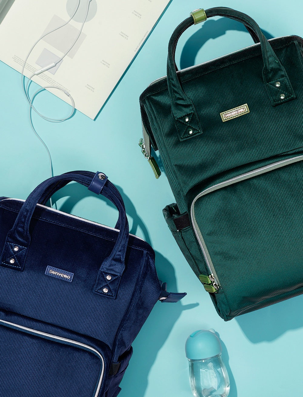 Modi - Wickelrucksack, Wickeltasche, multifunktional, Organizer