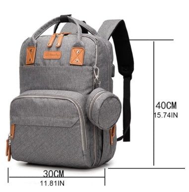 Wowi - Wickelrucksack, Wickeltasche, multifunktional