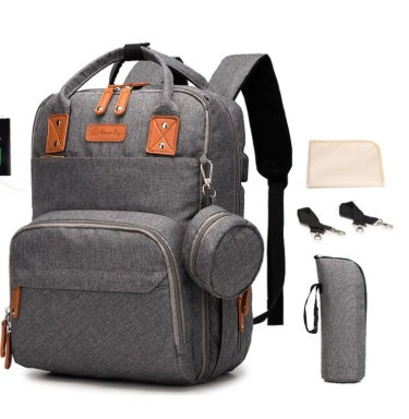 Wowi - Wickelrucksack, Wickeltasche, multifunktional