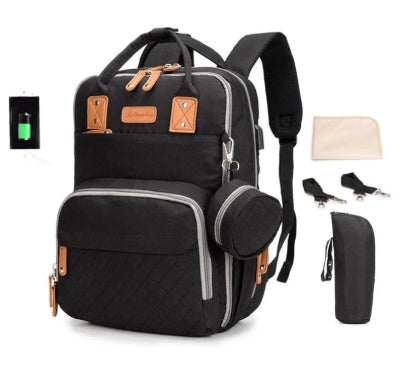 Wowi - Wickelrucksack, Wickeltasche, multifunktional