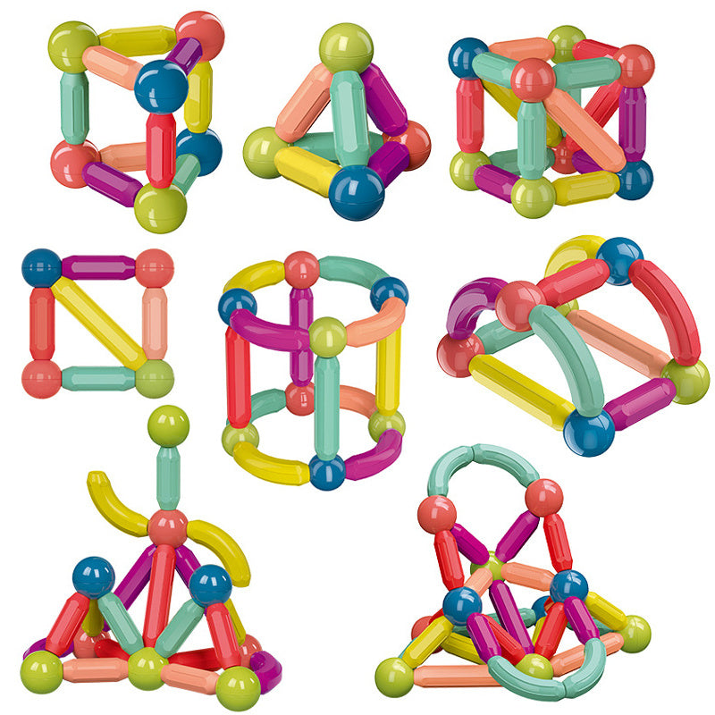 Pawli - Magnetische Stick Bausteine, Lernspielzeug