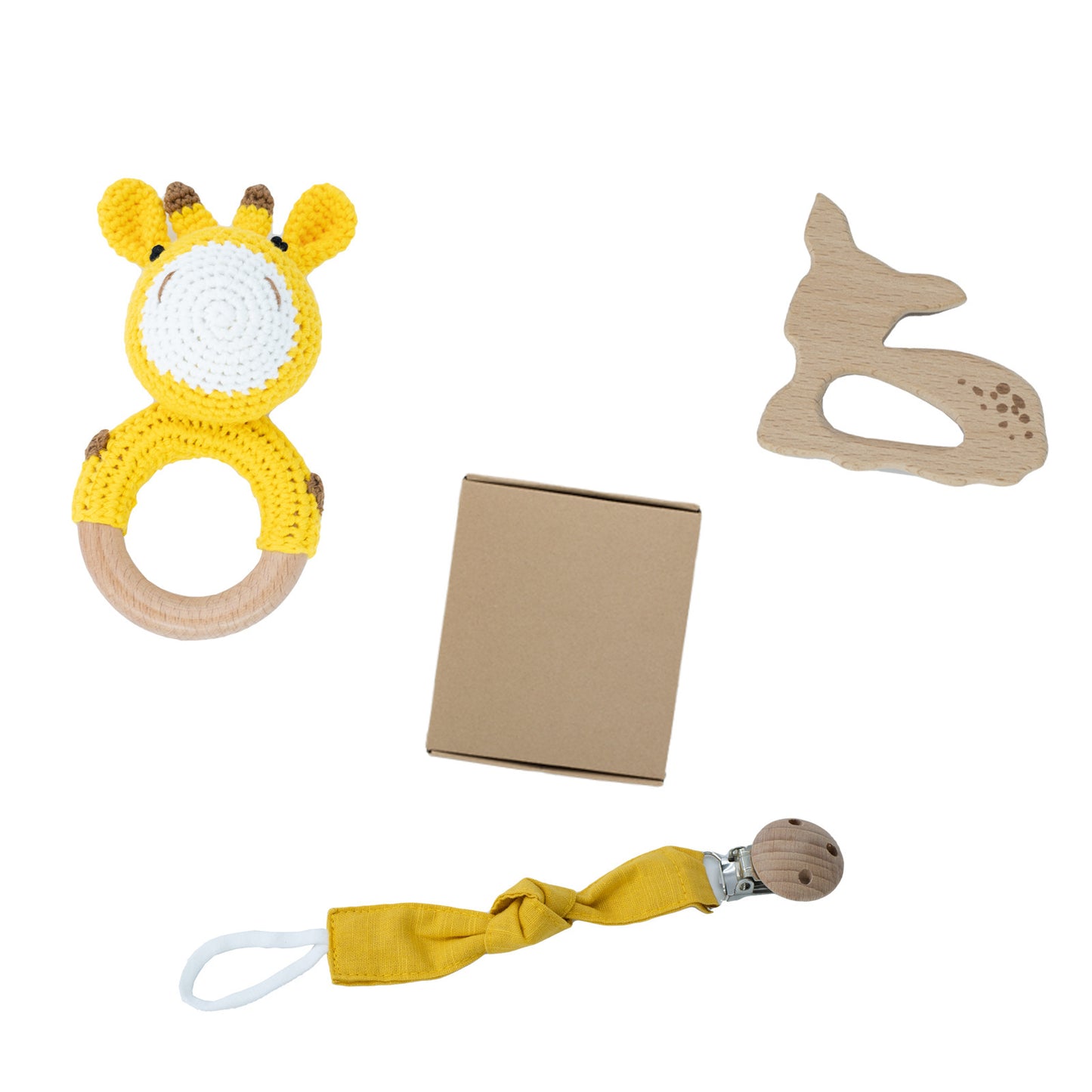 Nebi - Geschenkset, Spielzeug, Rassel, Holzspielzeug