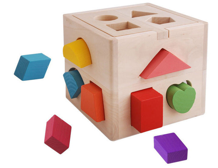 Geo - Steckwürfel, Lernspielzeug, Steckbausteine