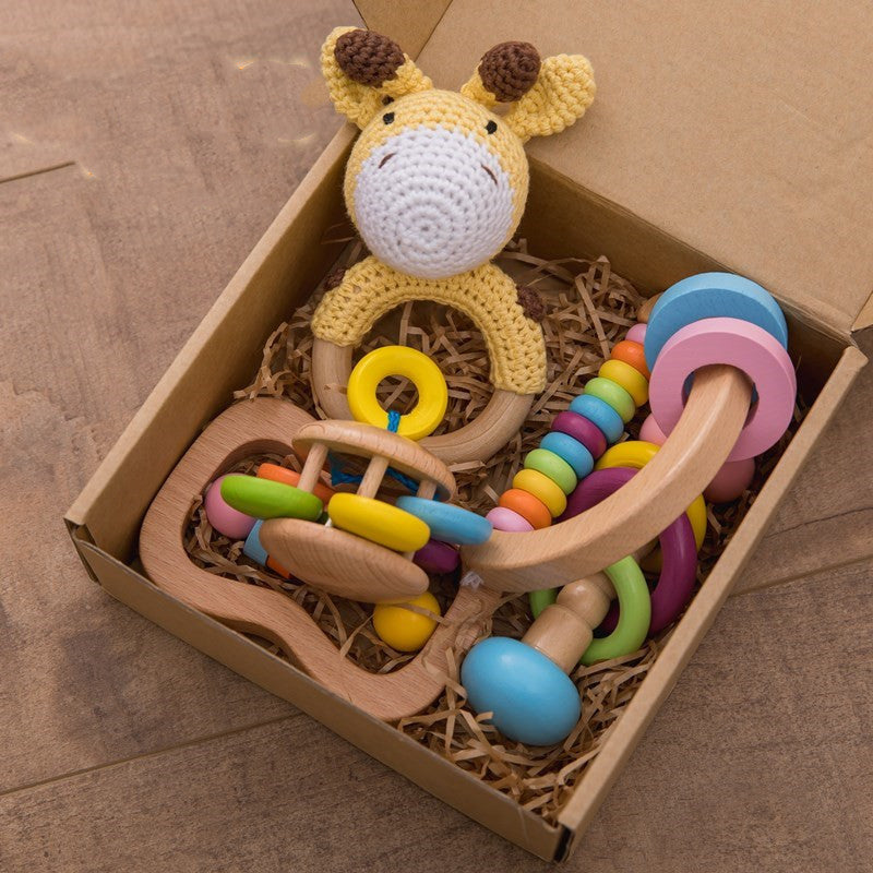 Nebi - Geschenkset, Spielzeug, Rassel, Holzspielzeug