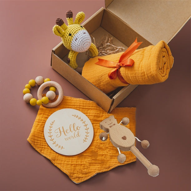 Nebi - Geschenkset, Spielzeug, Rassel, Holzspielzeug