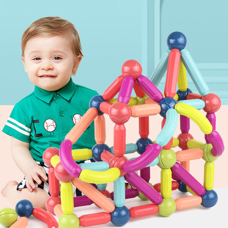 Pawli - Magnetische Stick Bausteine, Lernspielzeug