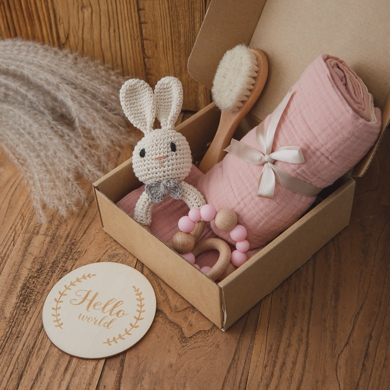 Hello - Geschenkset für Neugeborene