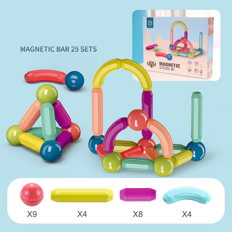 Pawli - Magnetische Stick Bausteine, Lernspielzeug