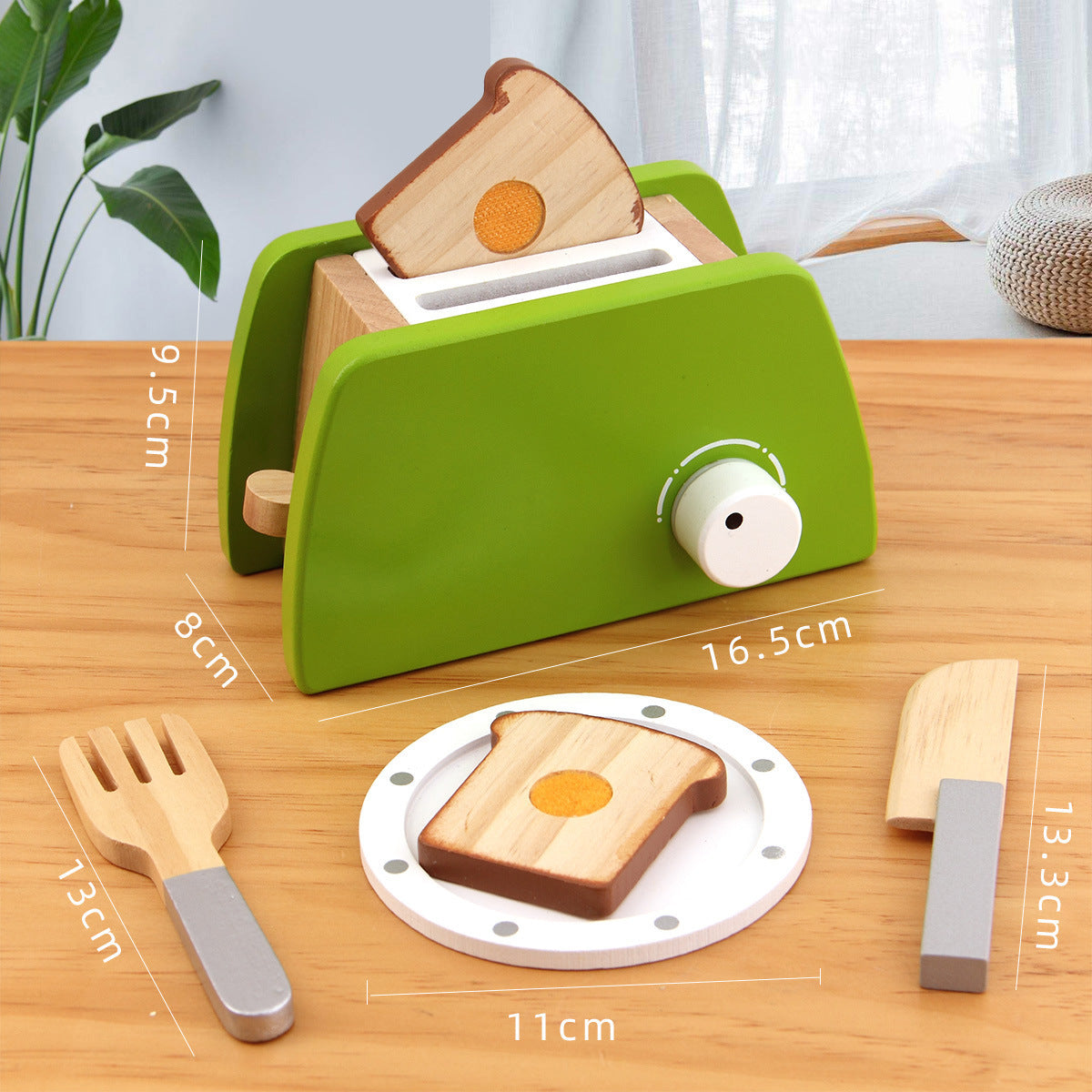 Kitty - Kinderspielküche, Küchengeräte und Zubehör aus Holz