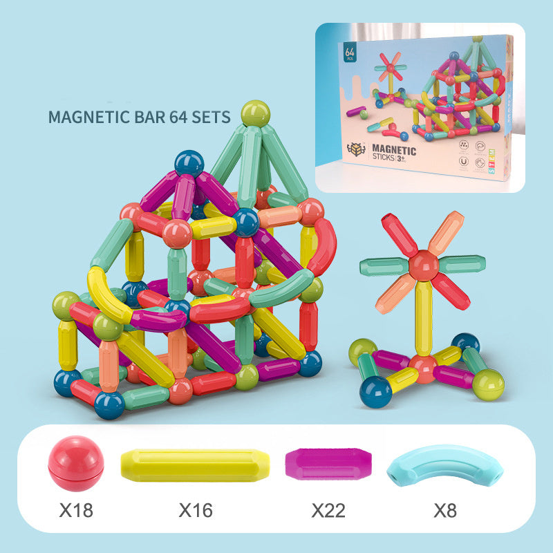Pawli - Magnetische Stick Bausteine, Lernspielzeug