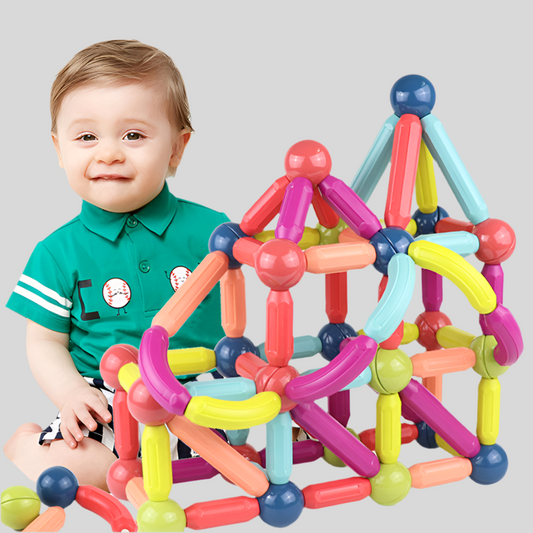 Pawli - Magnetische Stick Bausteine, Lernspielzeug