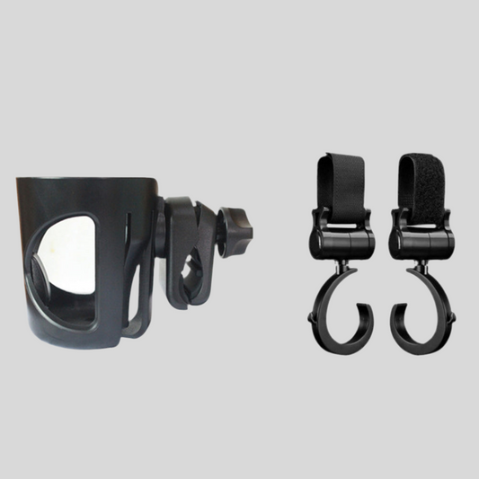 Twi - 2 in 1 Getränke- und Handyhalter für Kinderwagen, universal