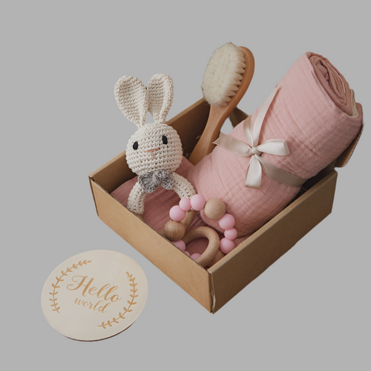 Hello - Geschenkset für Neugeborene
